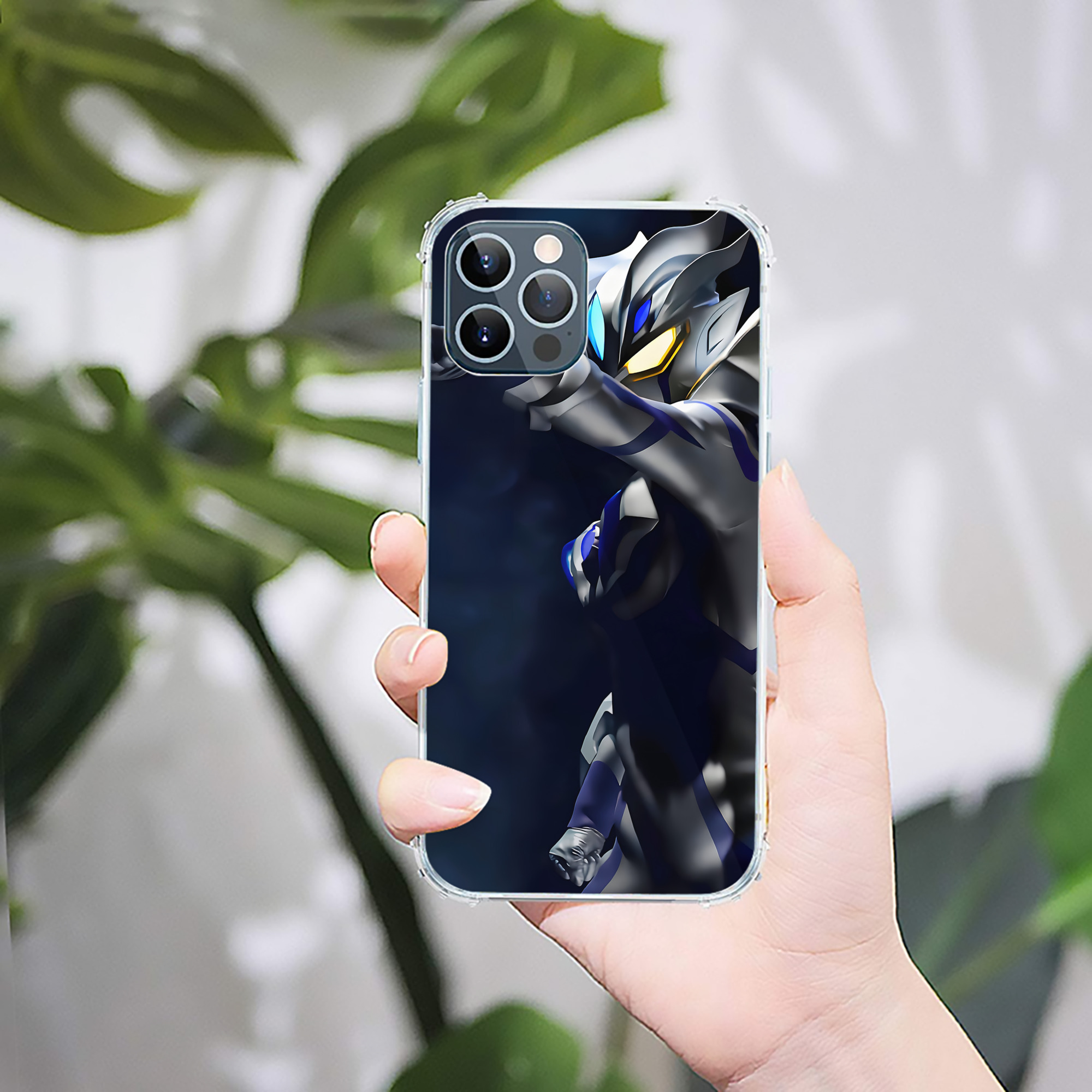 （画像用） ウルトラマン Ultraman 【iPhone 12シリーズ対応】透明スマホケース（クリアソフトケース）